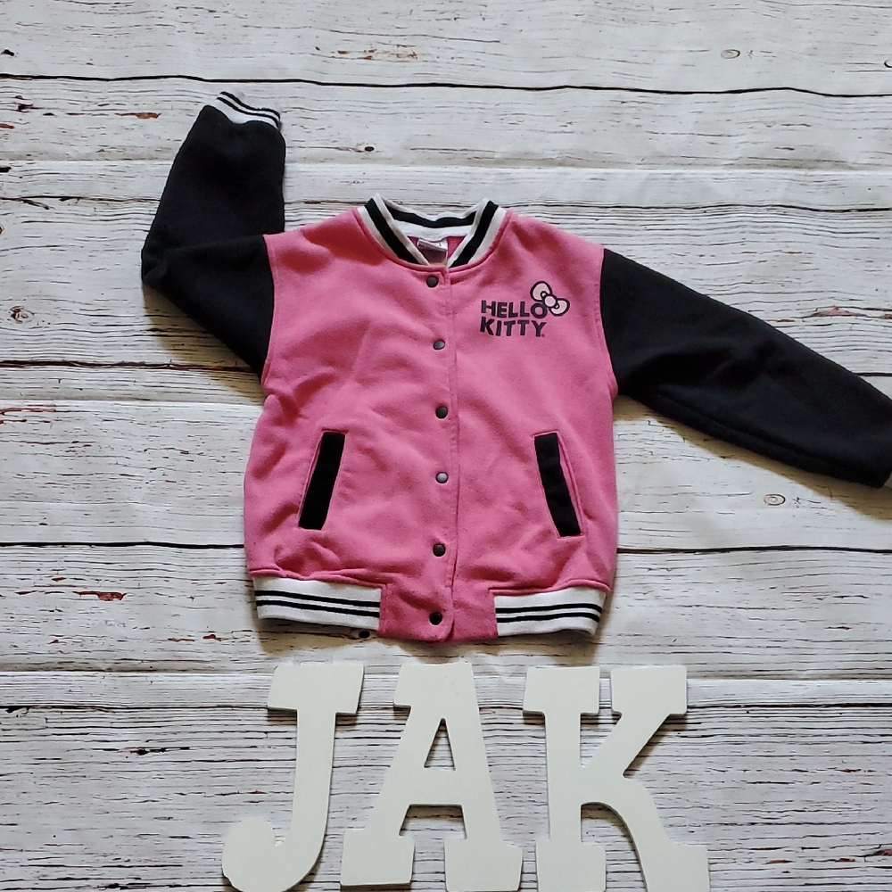SANRIO Hello Kitty Pink and Black Girls Jacket 💕🖤